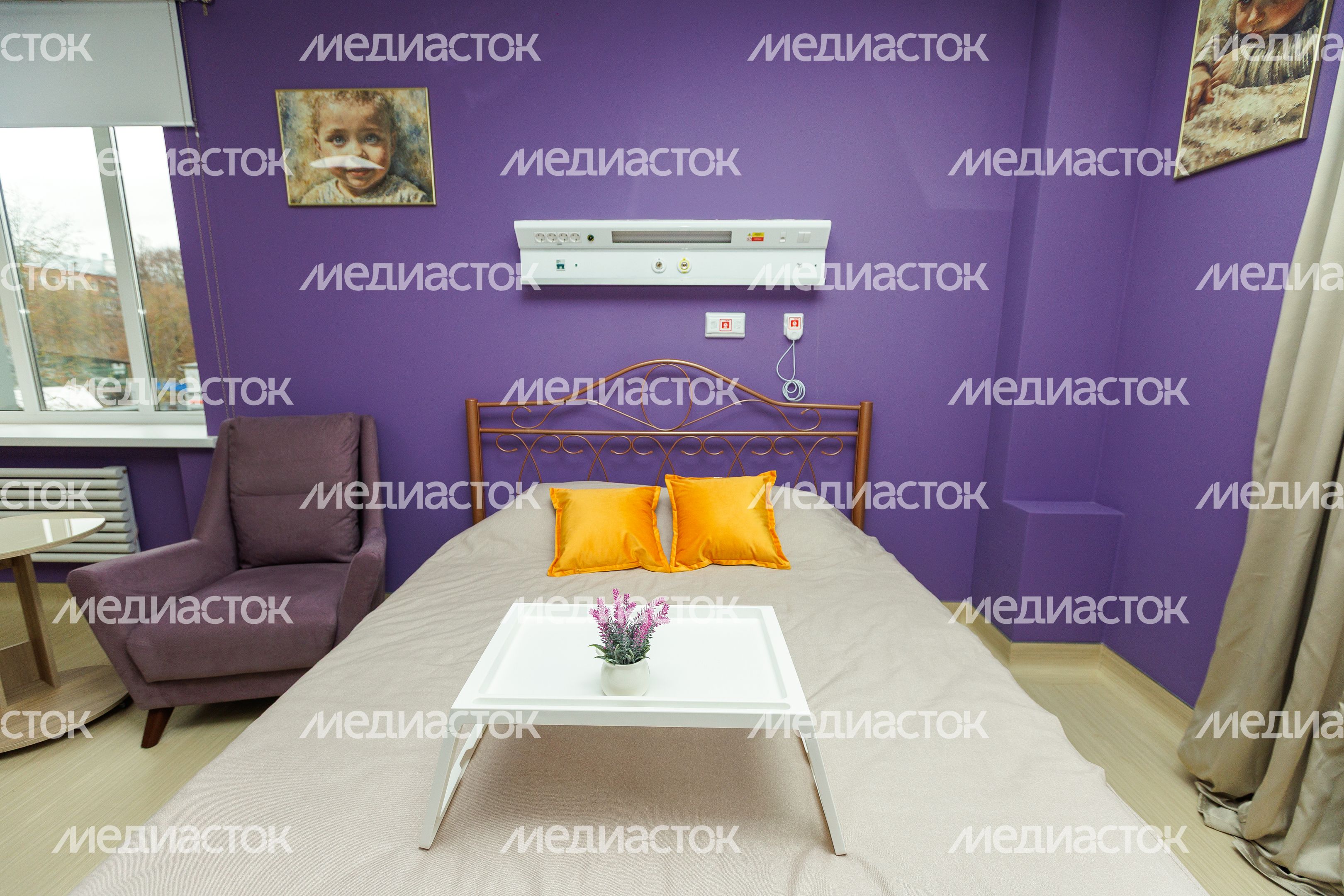 Послеродовая палата для мамы с ребенком в Химкинском роддоме после капремонта Послеродовая палата для мамы с ребенком в Химкинском роддоме после капремонта