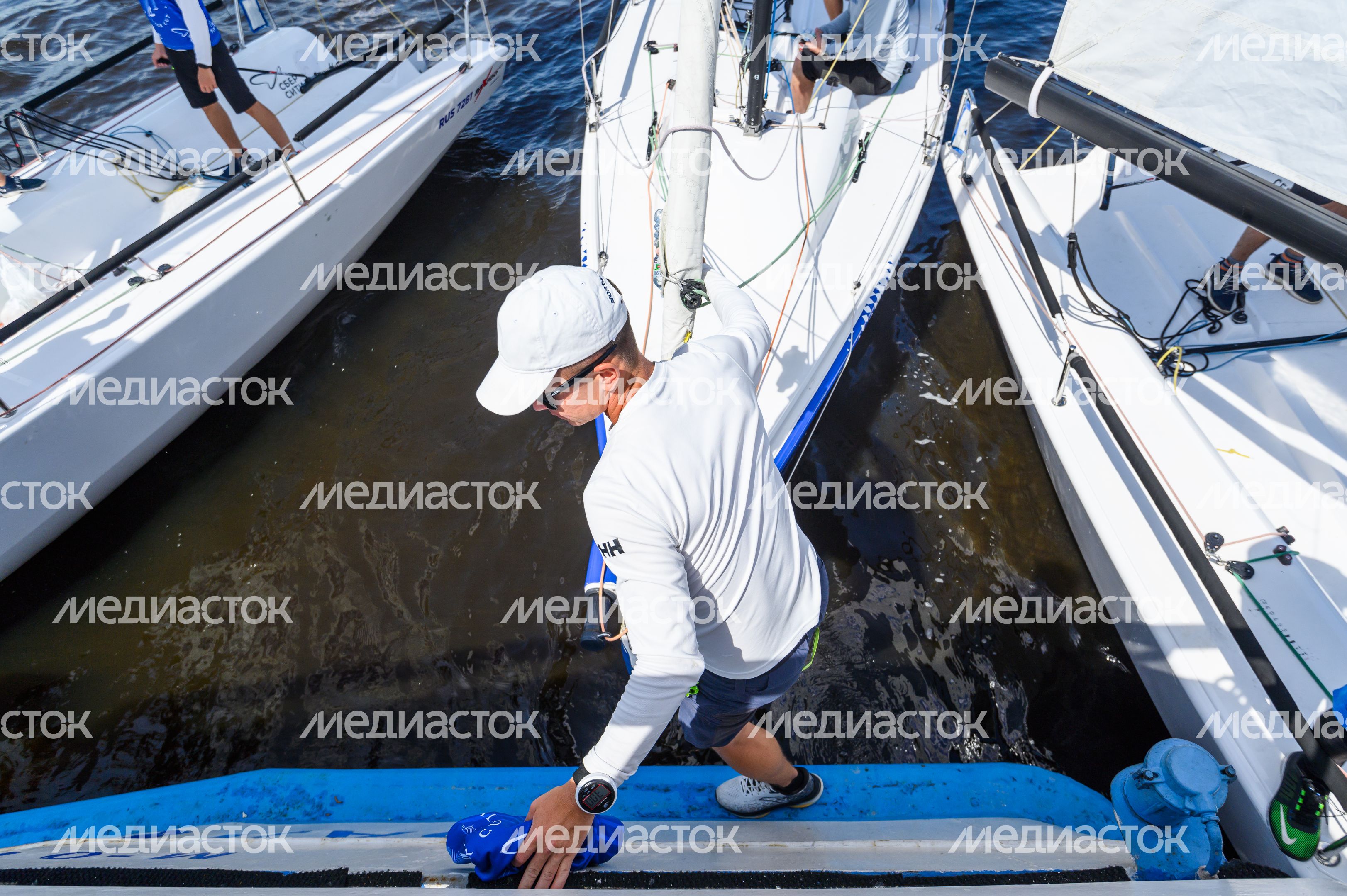 Регата на Пестовском водохранилище в Мытищах
