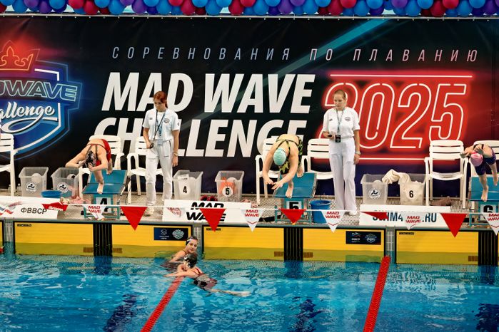 Всероссийские соревнования по плаванию Mad Wave Challenge 2025 в Рузе