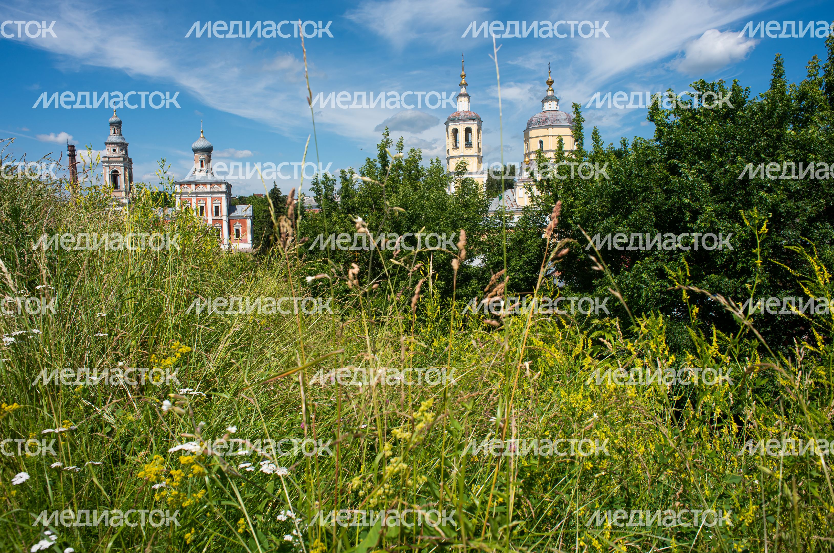Летние виды города Серпухов