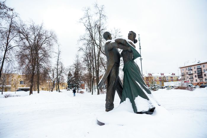 Люберцы. Центральный парк. Зима