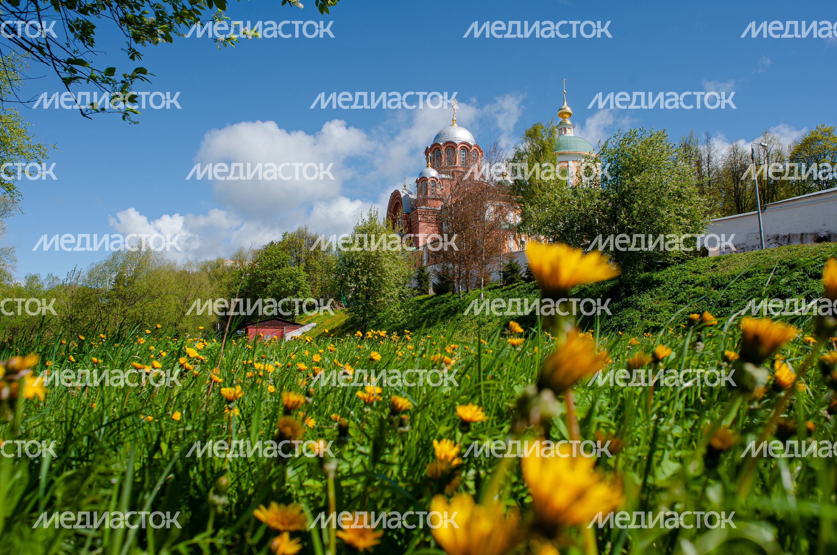 Весенние виды города Хотьково