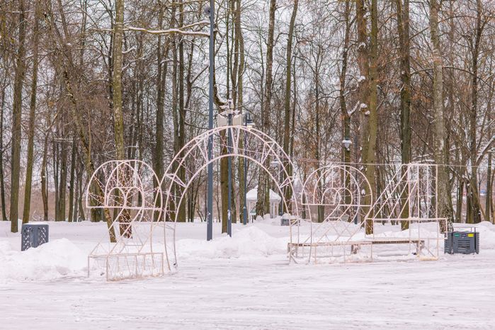 Воскресенск. Усадьба Кривякино. Зима