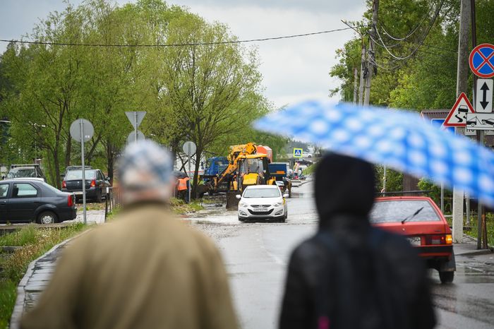 Кадры с мест подтоплений в Красногорске
