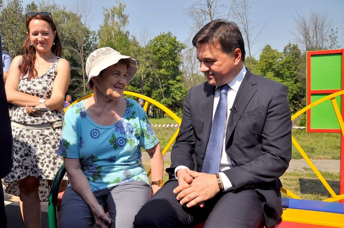 А.Воробьев посетил Чеховский район с рабочим визитом