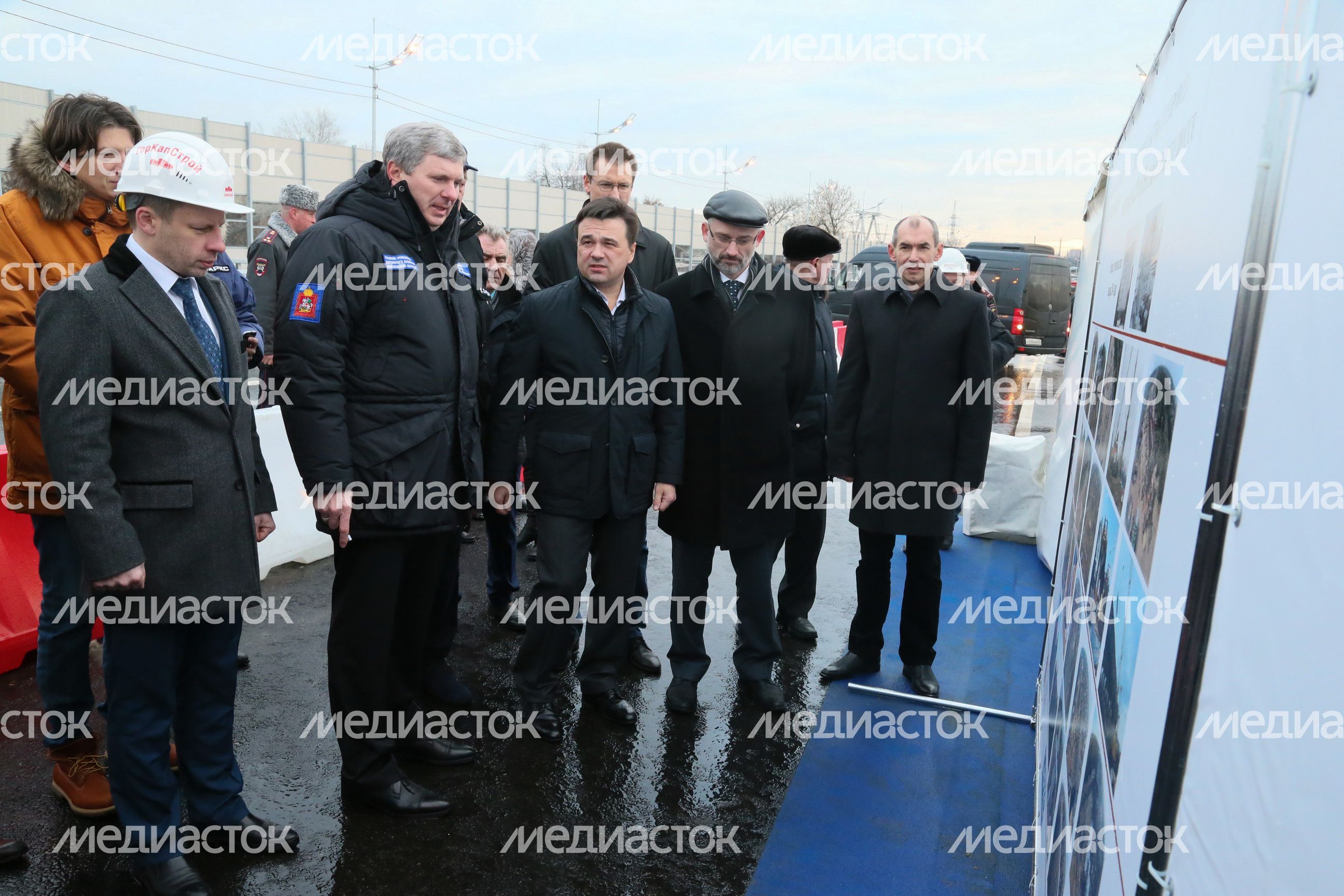 Открытие путепровода на 20-м километре Носовихинского шоссе Открытие путепровода на 20-м километре Носовихинского шоссе