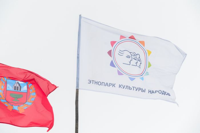Этнопарк «Кочевник» в Хотьково зимой