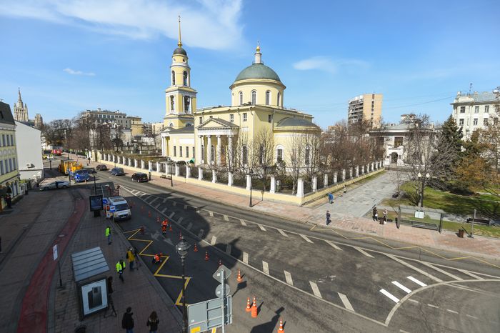 Нанесение дорожной разметки в Москве