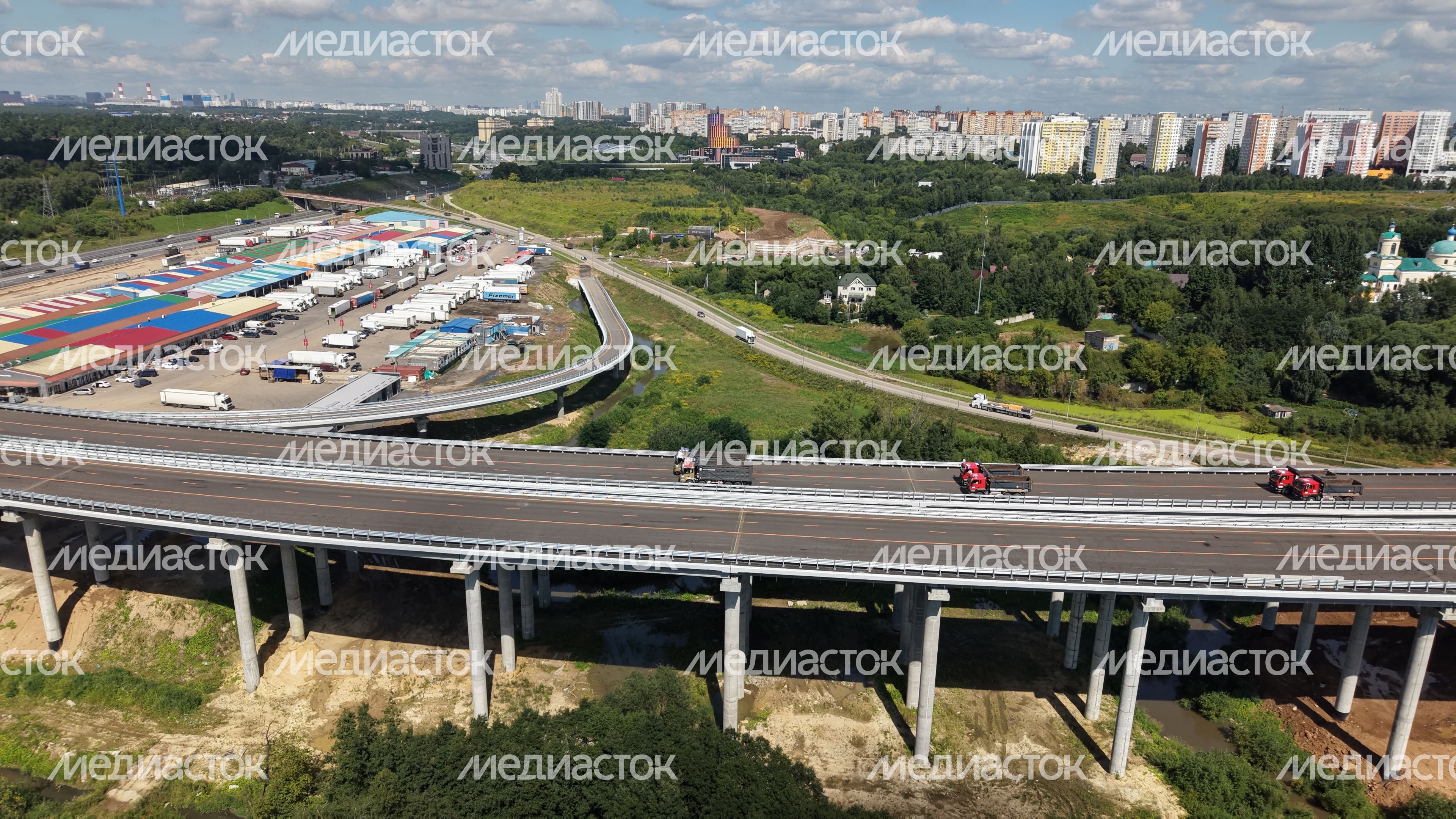 Открытие предпоследнего участка Южно-Лыткаринской автодороги