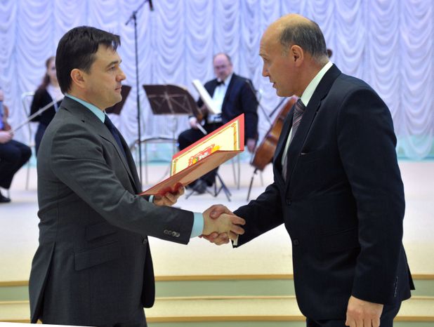 Андрей Воробьев на балу прессы
