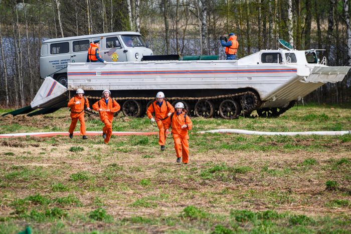 Командно-штабные учения по тушению пожаров в Богородском городском округе