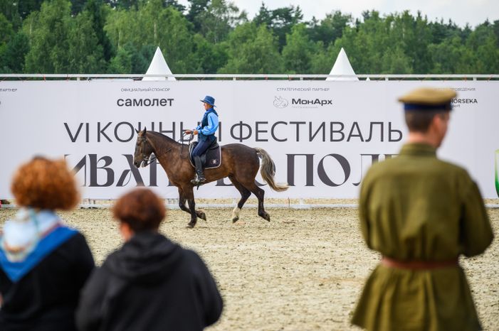Конный фестиваль «Иваново поле» в Черноголовке