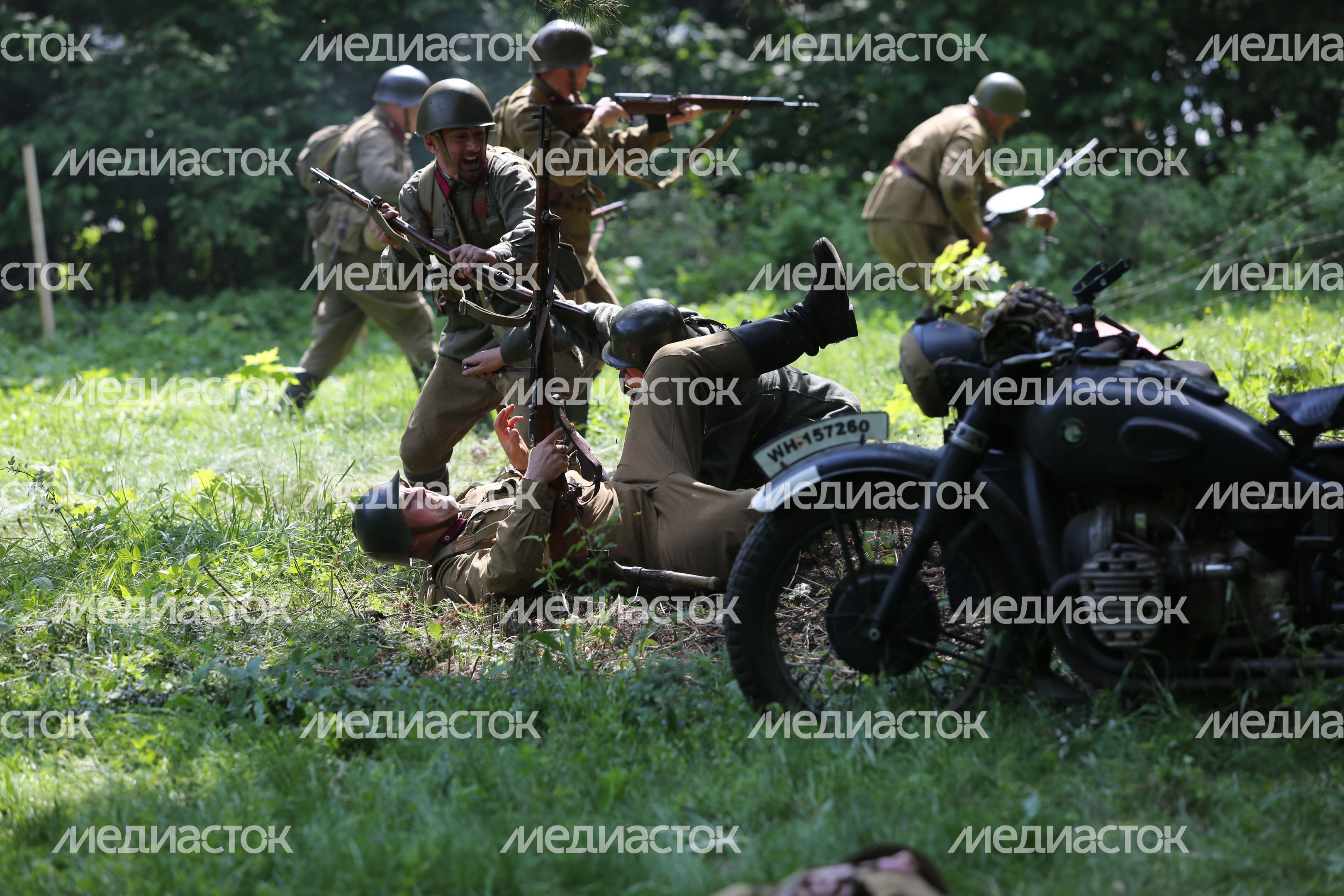 Военная реконструкция в Истринском районе