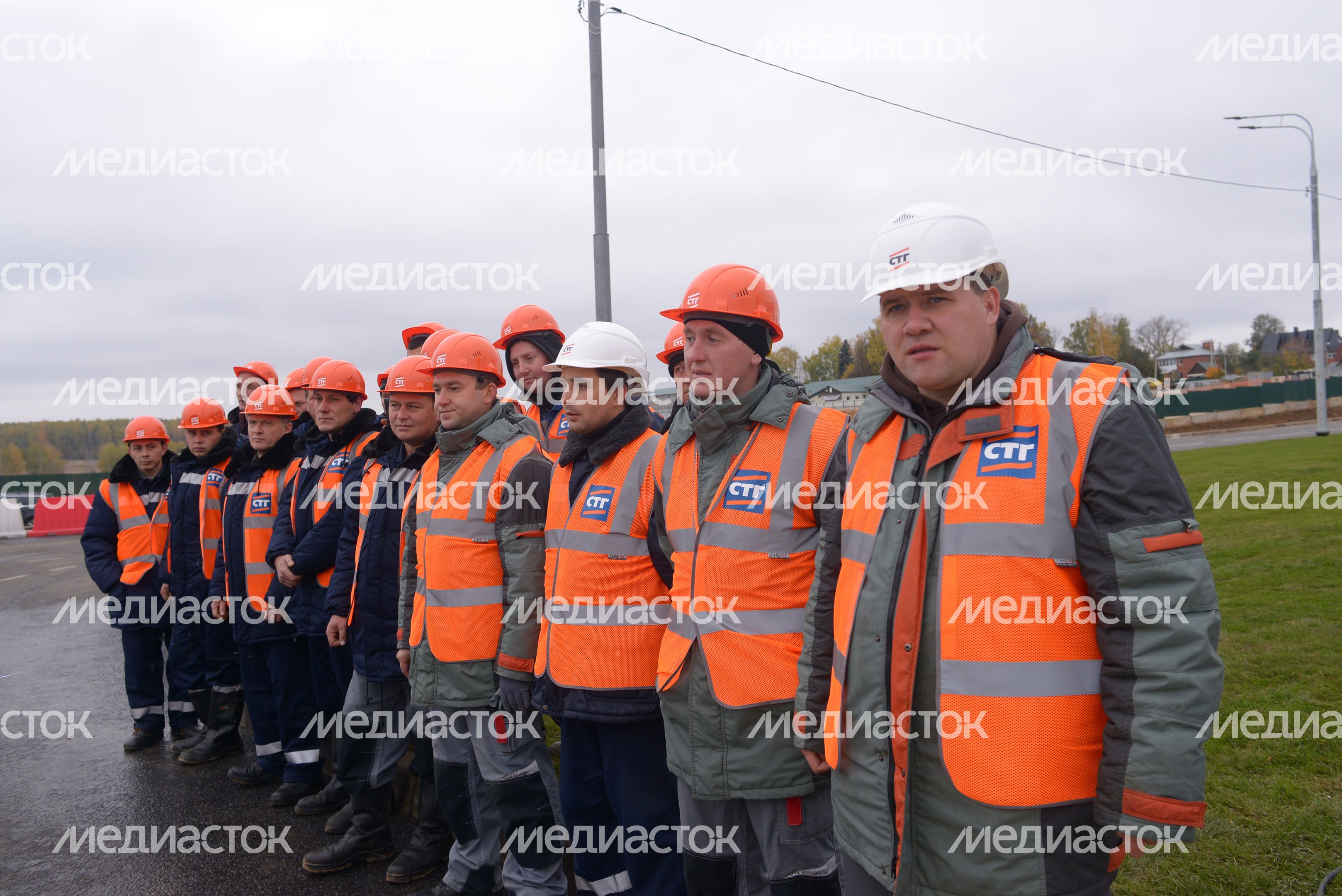 Открытие движения по путепроводу в Одинцовском районе