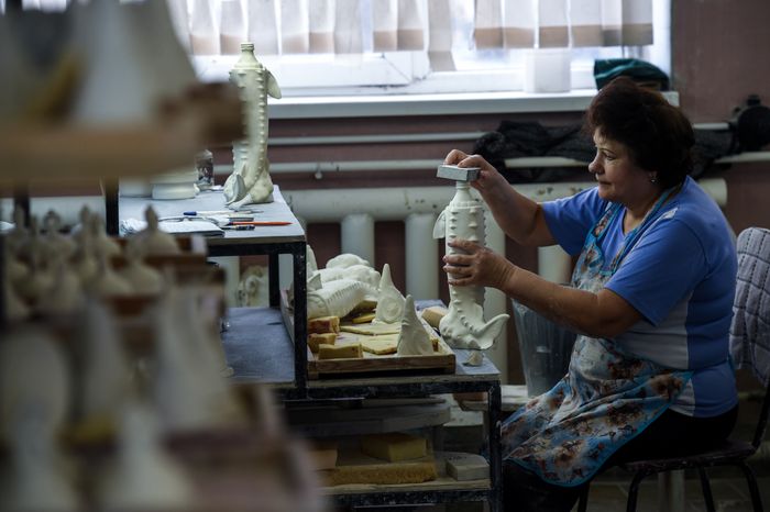 Производство знаменитого Гжельского фарфора