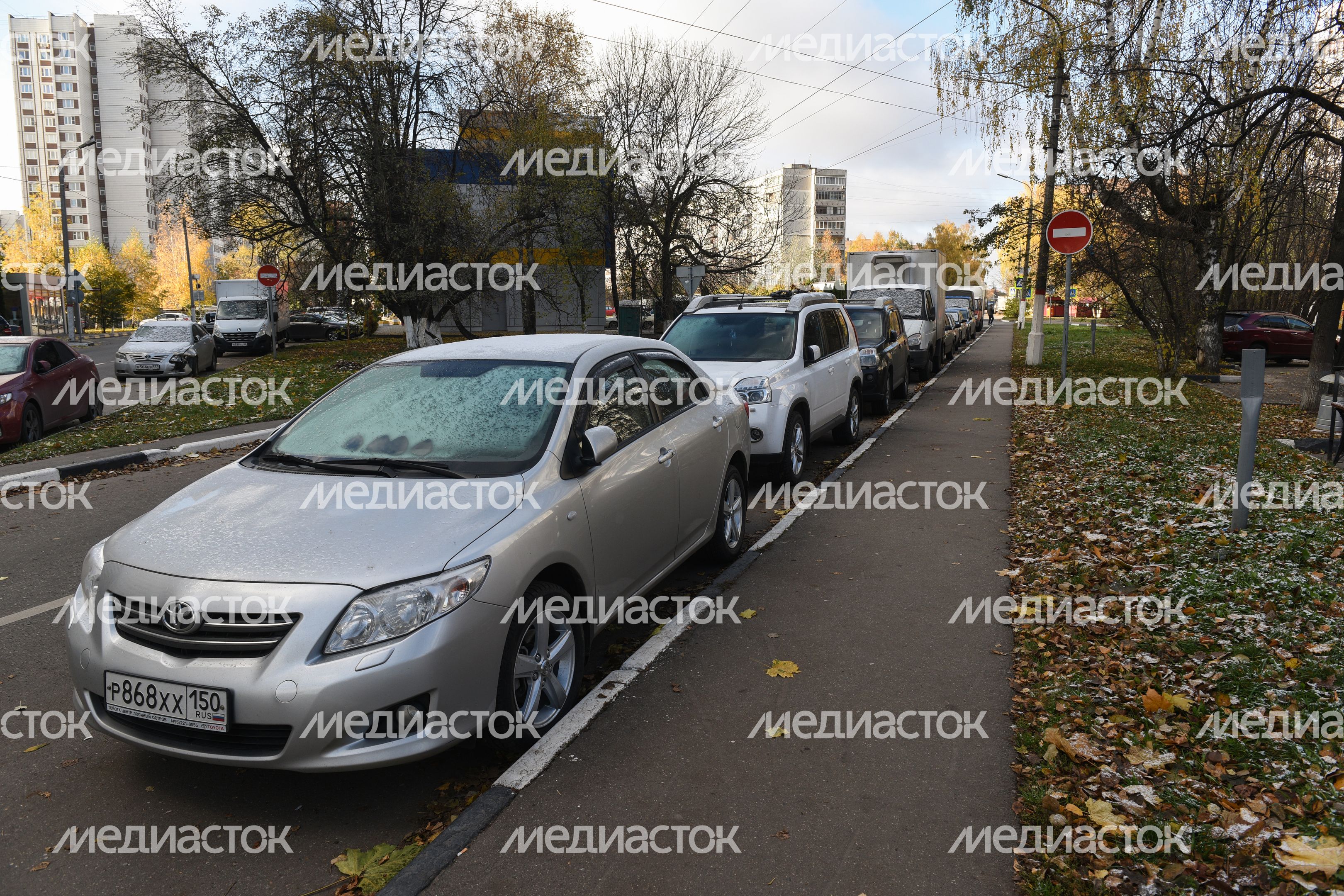 Первый снег в Москве и Подмосковье