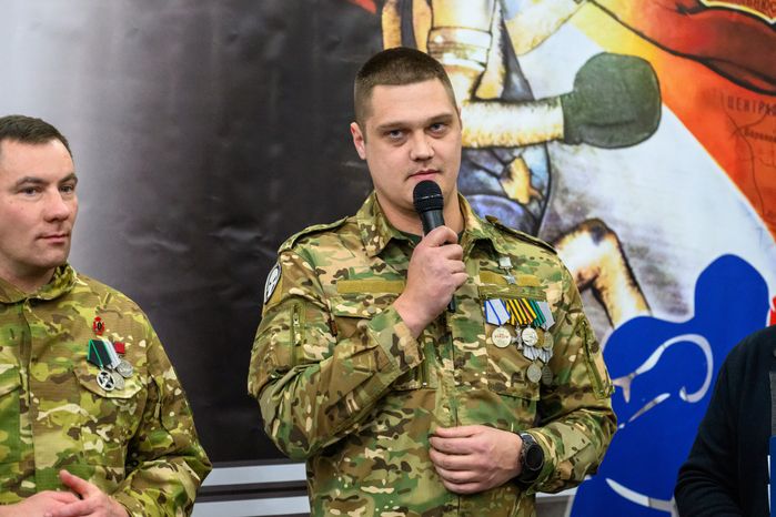 Соревнования по боксу в Люберцах, посвященные разгрому немецко-фашистских войск под Москвой