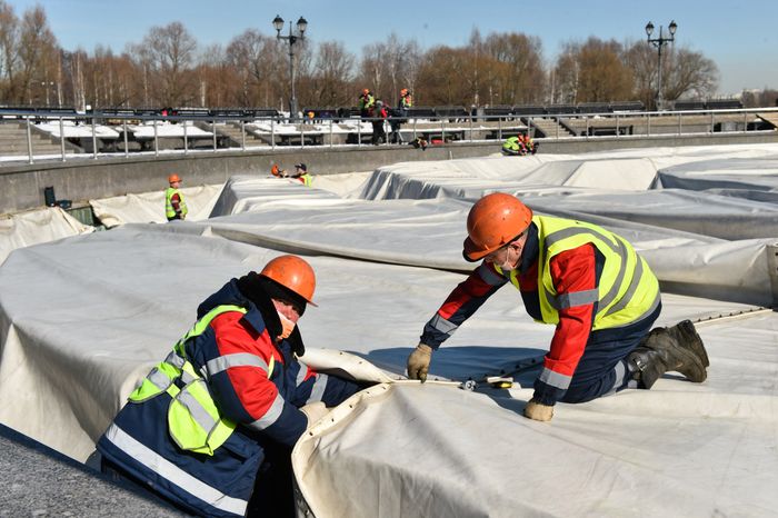 Расконсервация музыкального фонтана в музее-заповеднике «Царицыно»
