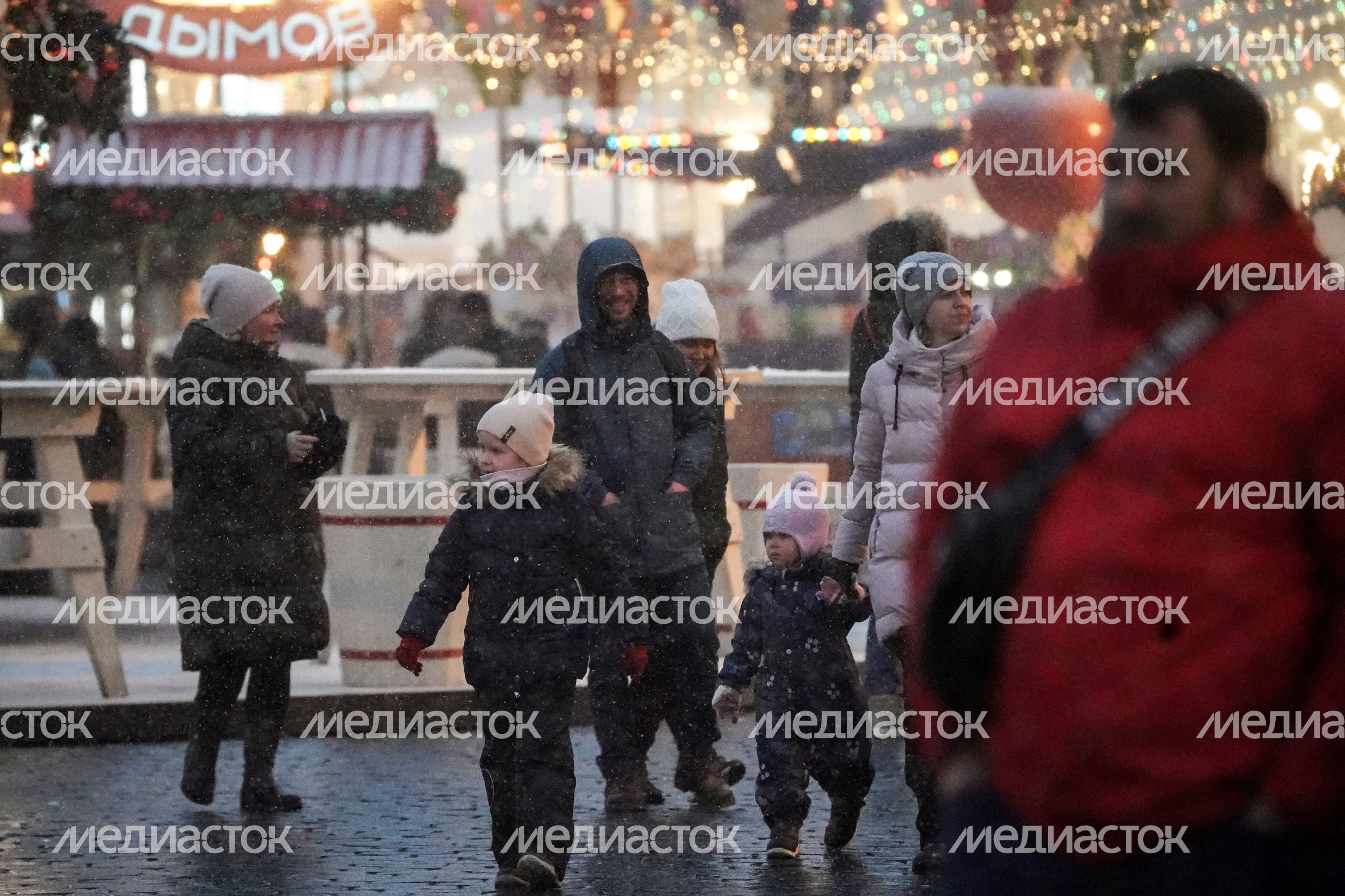 Снегопад в Москве
