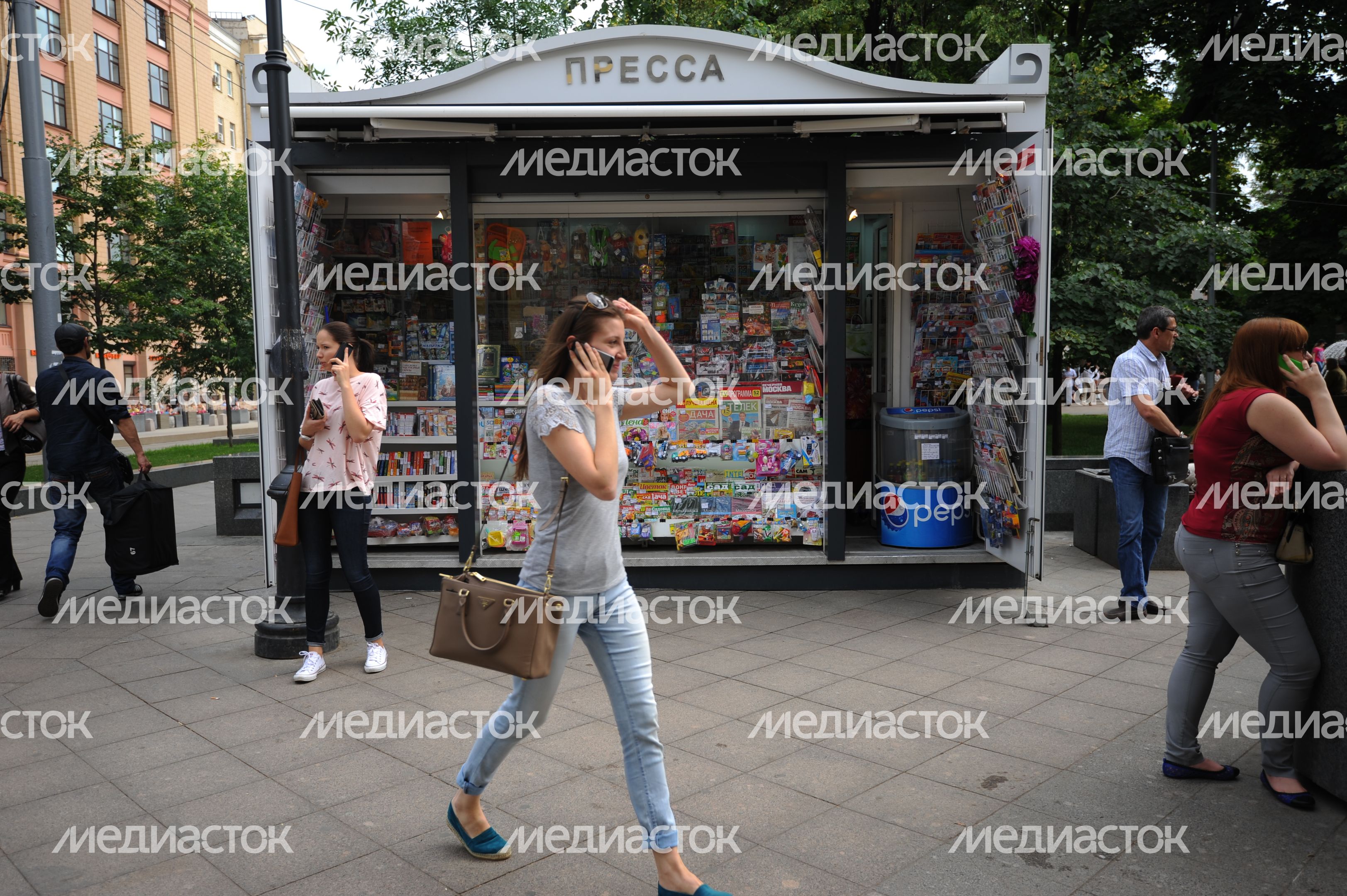 Газетный киоск в Москве