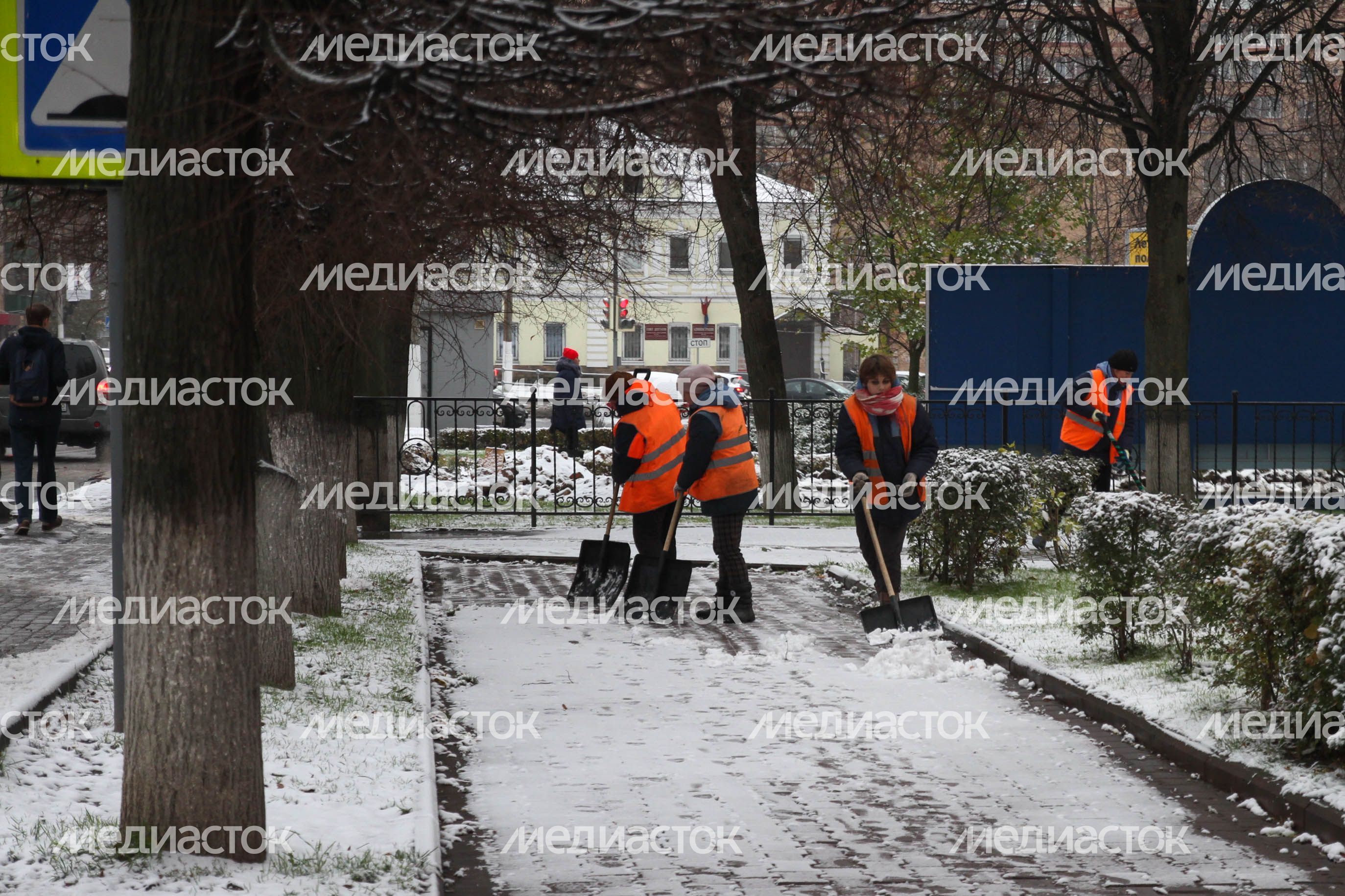 Первый снег в Истре