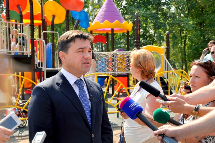 А.Воробьев посетил Чеховский район с рабочим визитом