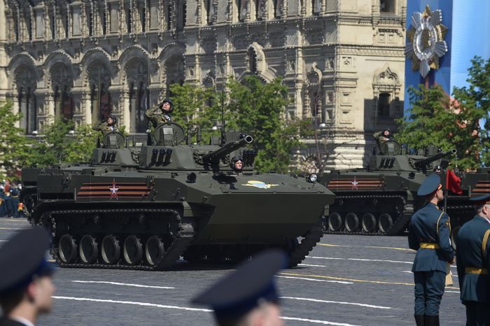 Парад Победы на Красной площади в Москве