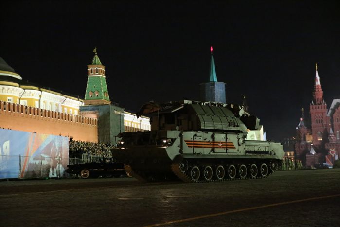Репетиция парада Победы на Красной площади в Москве