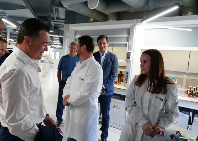 Губернатору представили проект развития R&D-Центра фармкомпании «Биннофарм Групп» в Красногорске
