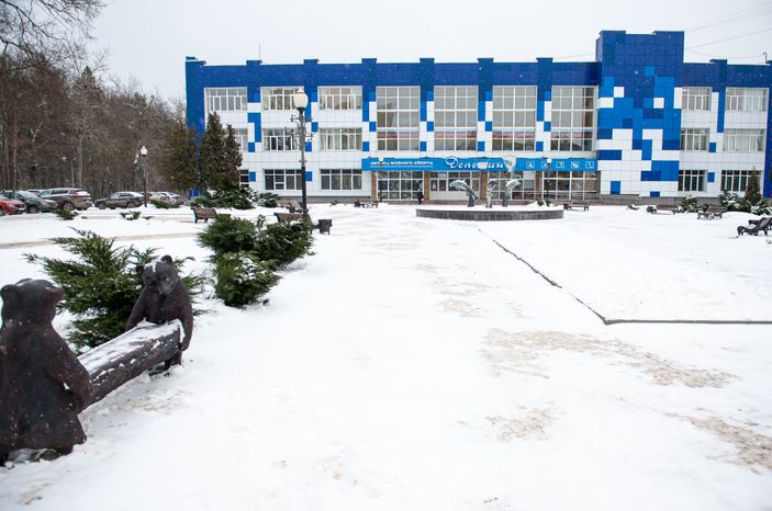 Зимние виды города Воскресенск