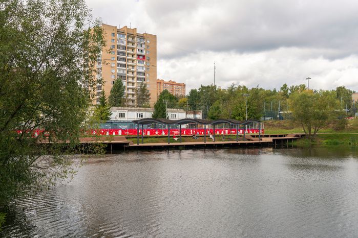 Набережная у Комсомольского пруда в Одинцово