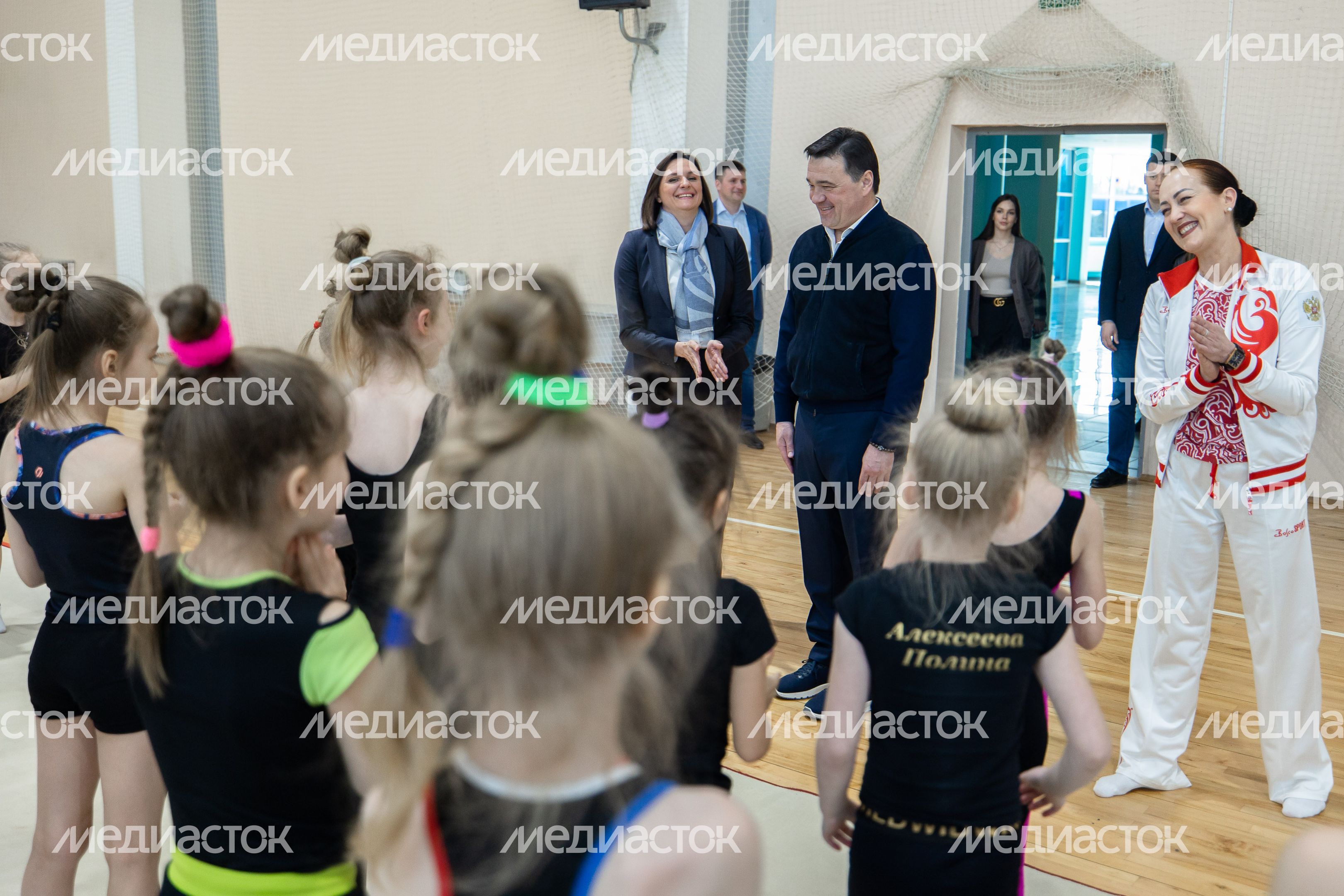 Посещение дворца спорта в Чехове Губернатором Подмосковья