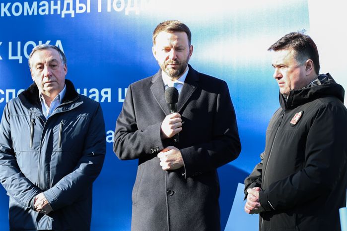 Андрей Воробьев заложил первый камень в основание новой футбольной базы для ЦСКА