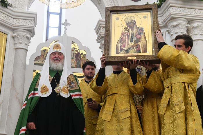 Освящение Никольского храма в Павшинской пойме