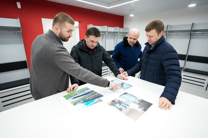 Андрей Воробьев посетил обновленный спорткомплекс "Орион" в Балашихе