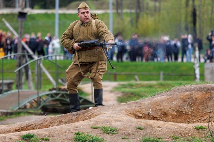День Победы в Центральном парке «Патриот» Одинцовского округа: военно-историческая реконструкция «В логове зверя»