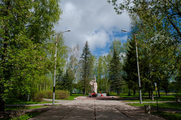 Весенние виды города Хотьково