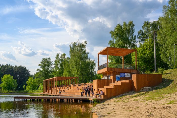 Суворовские пруды в Лосино-Петровском стали комфортной зона для отдыха у воды