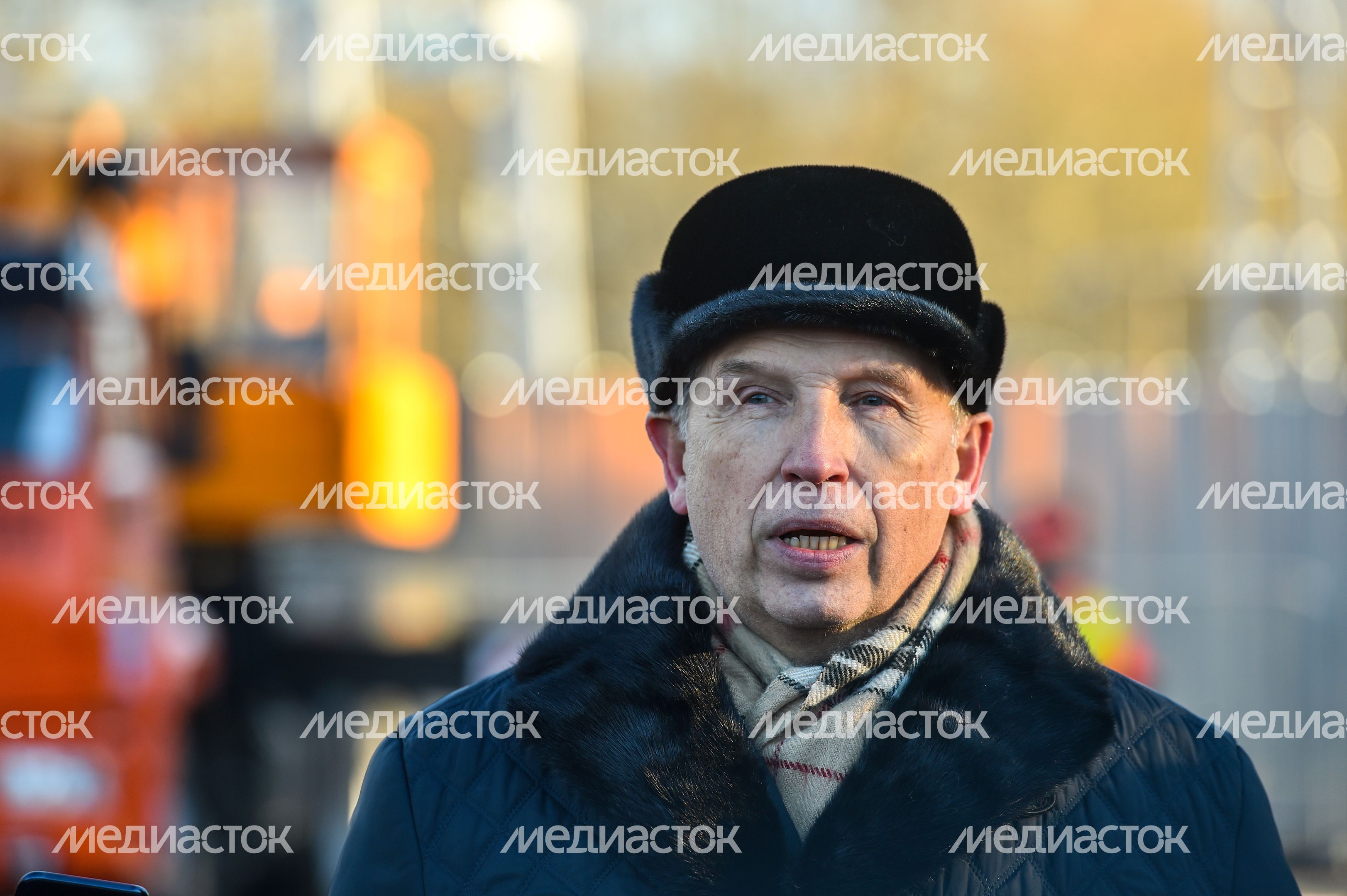 Сруб главной новогодней ели страны в Наро-Фоминском округе Подмосковья