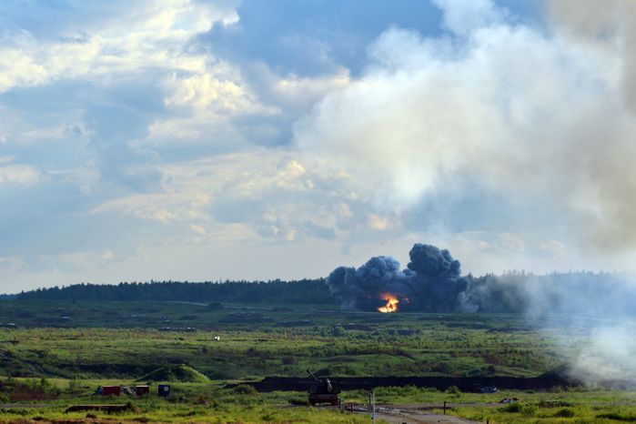 Международный военно-технический форум «Армия-2015». Динамический показ