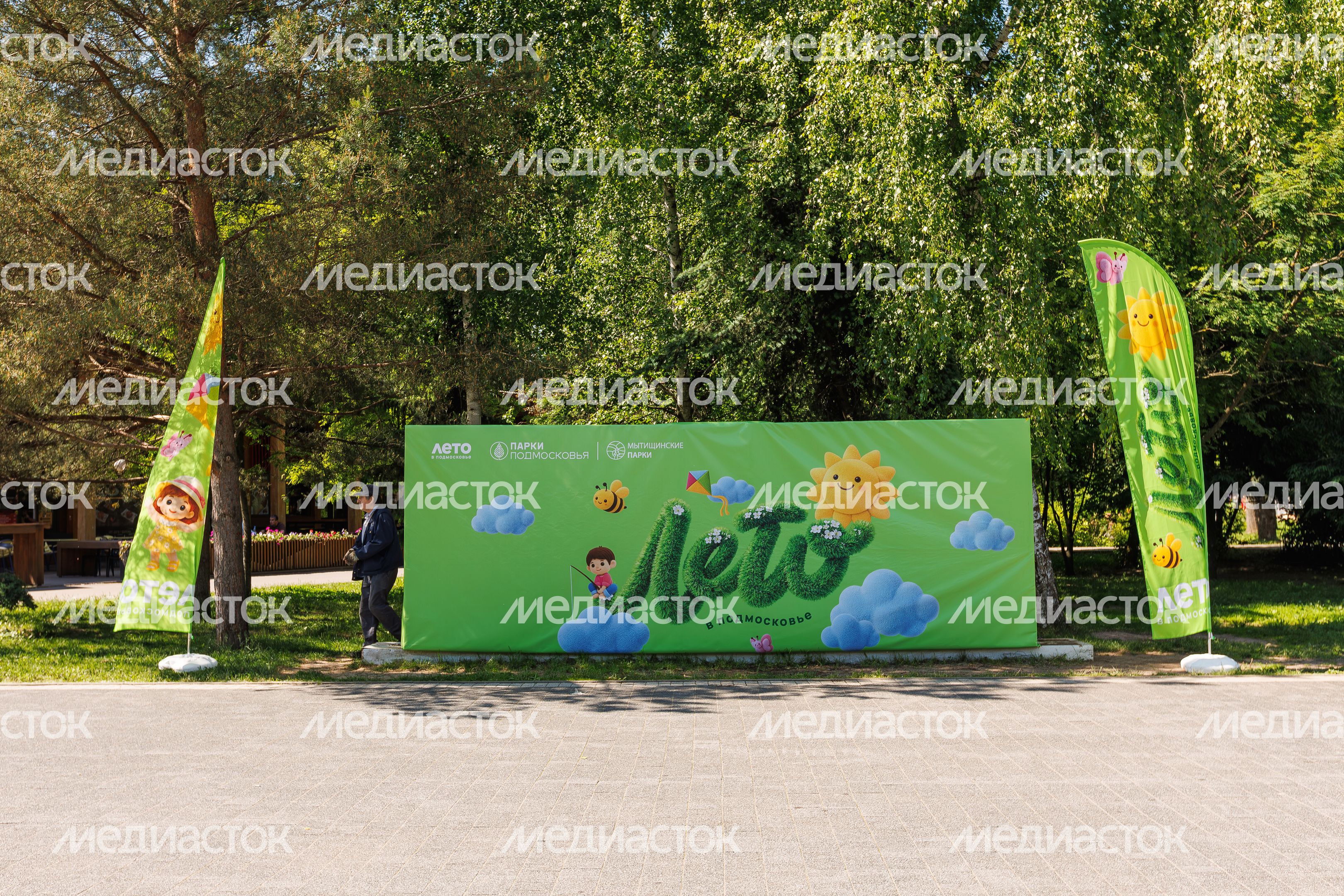 Лето в парке Мира в Мытищах