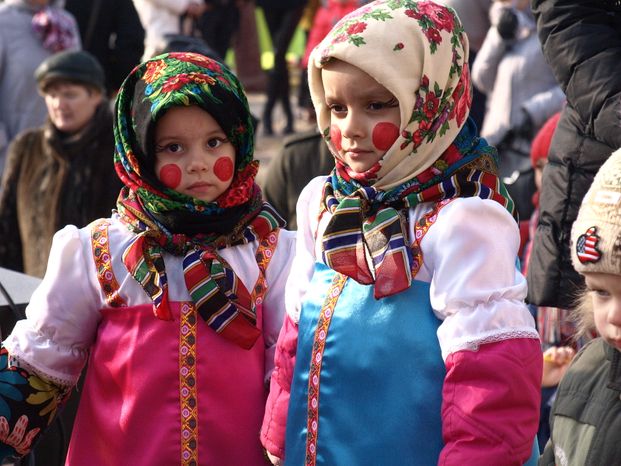 Празднование Масленицы в Ивантеевке