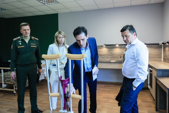 Встреча Губернатора с ранеными в реабилитационном центре «Ясенки»