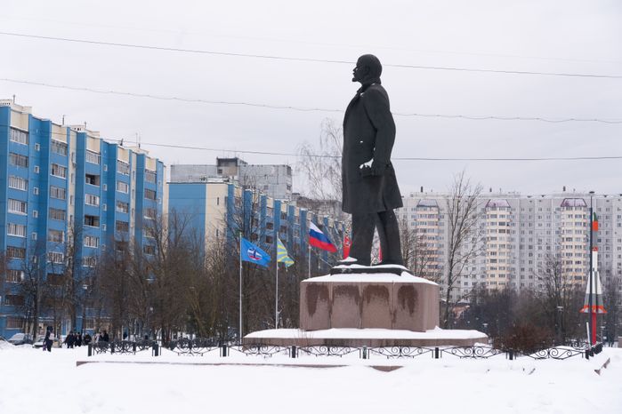 Краснознаменск. Виды города. Зима