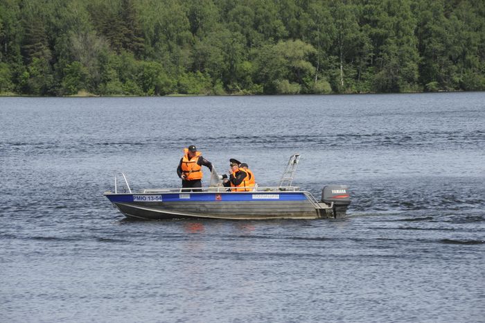 Учения вневедомственной охраны на Учинском водохранилище