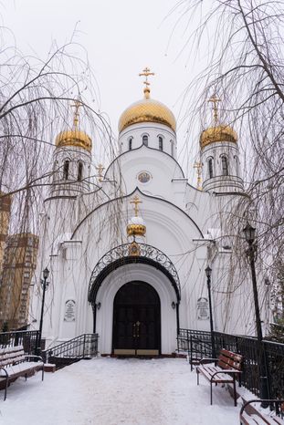 Краснознаменск. Виды города. Зима