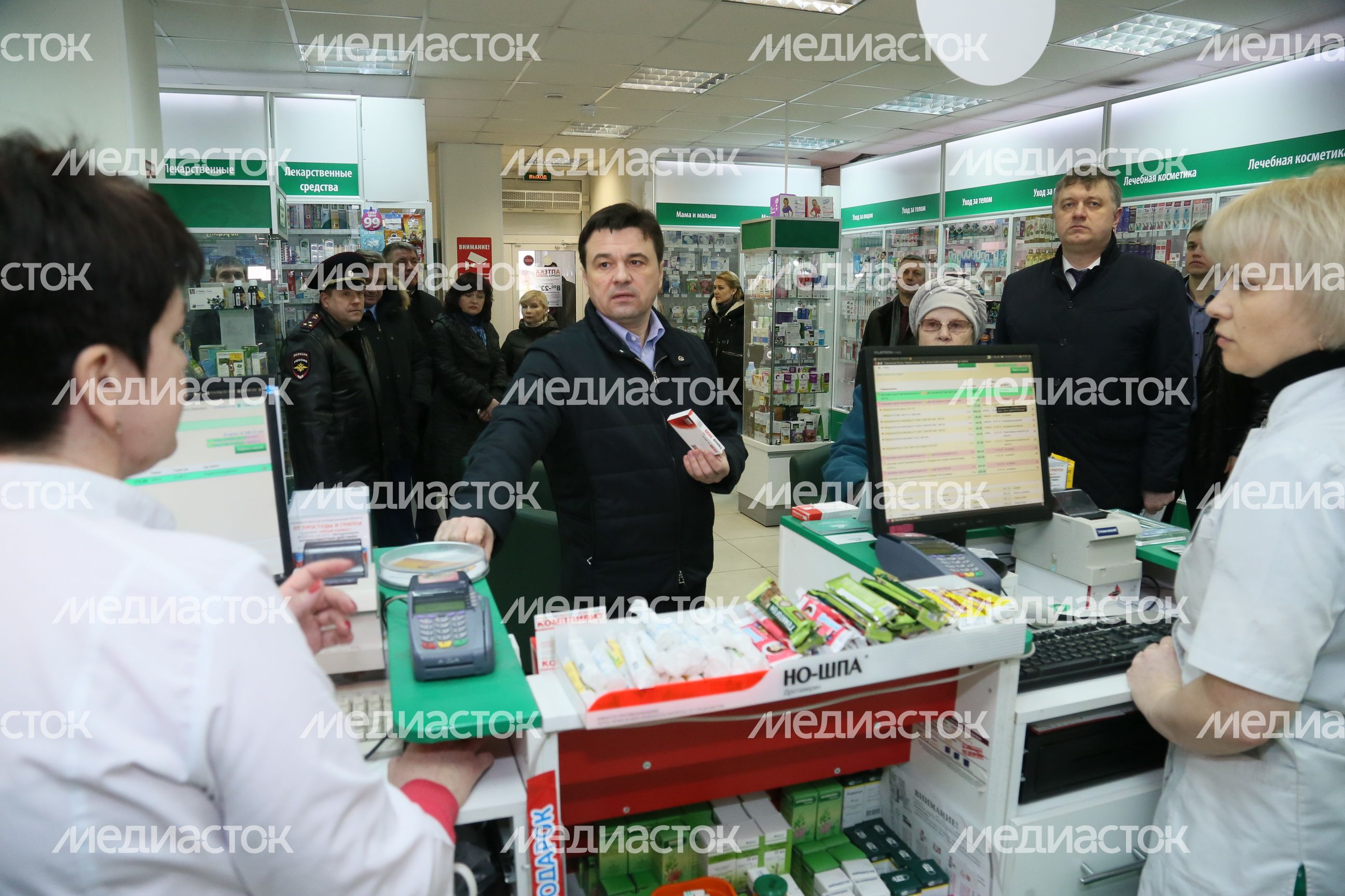А. Воробьев посетил с рабочим визитом Павлово-Посадский район