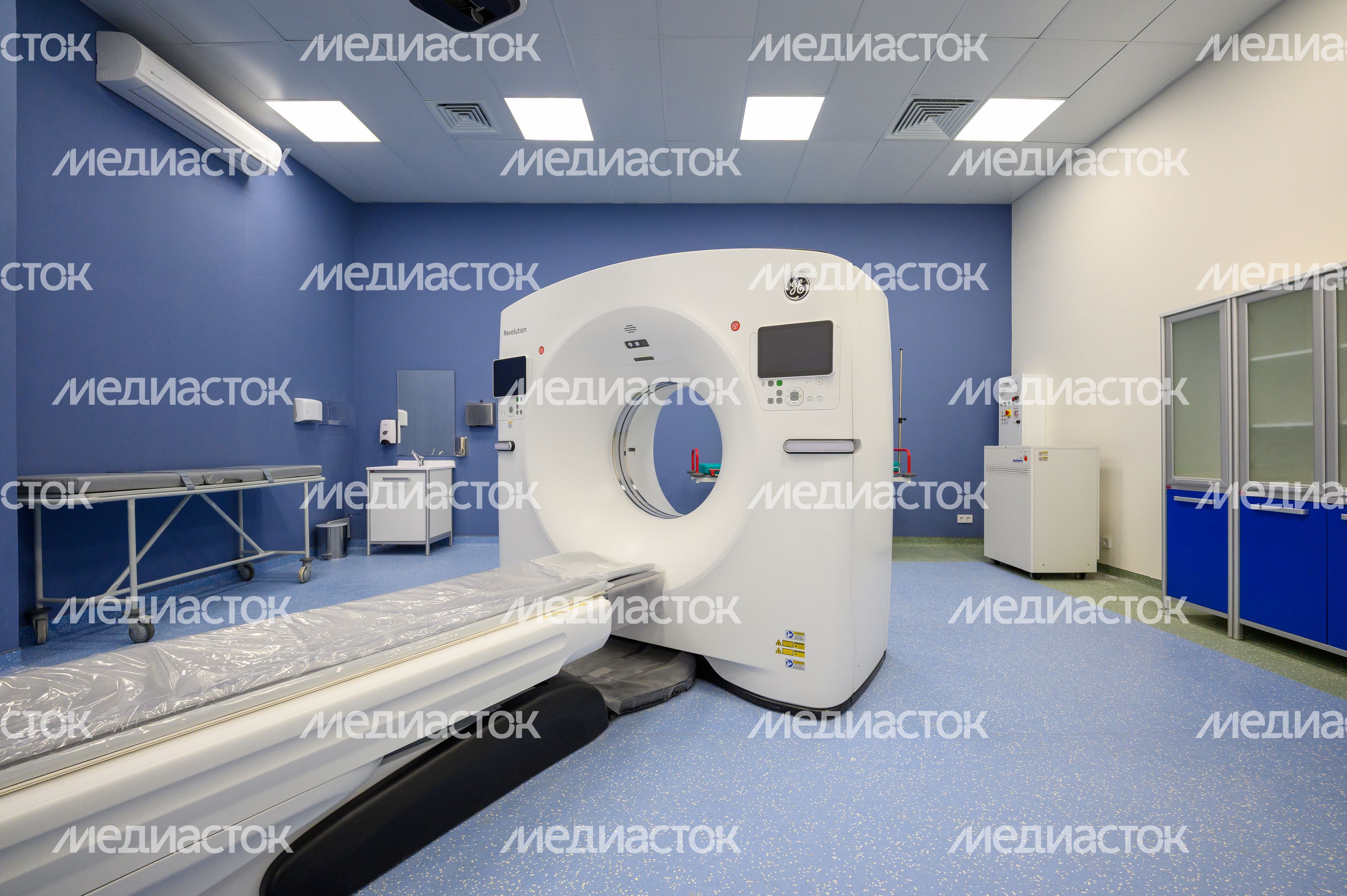 Компьютерный томограф в новой поликлинике поселка Октябрьский округа Люберцы Компьютерный томограф в новой поликлинике поселка Октябрьский округа Люберцы