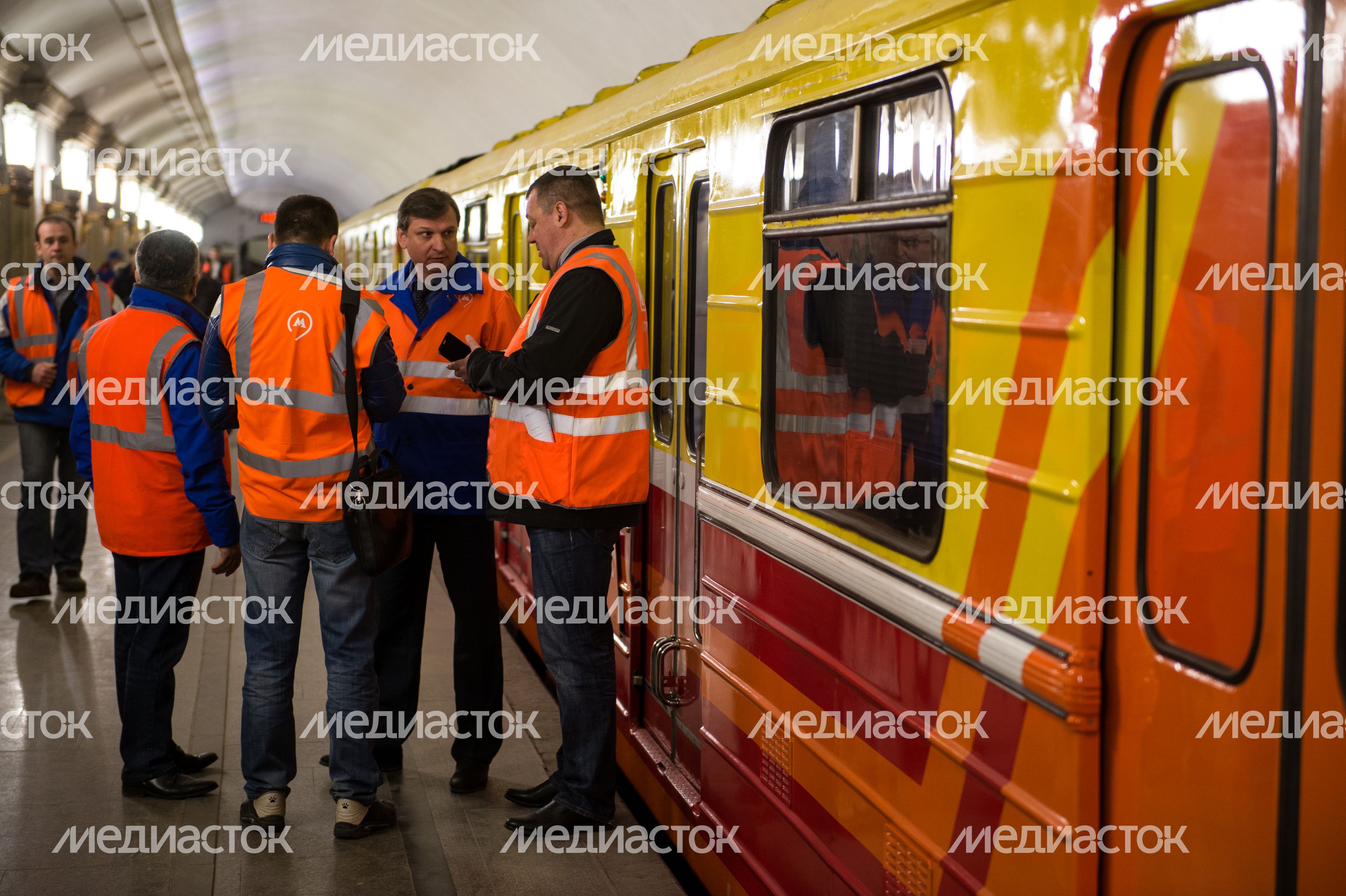 Диагностический поезд «Синергия 2» в Московском метрополитене Диагностический поезд «Синергия 2» в Московском метрополитене