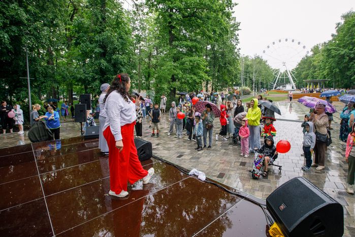 Праздник в честь Дня защиты детей в парке им. Л.Н. Толстого в Химках
